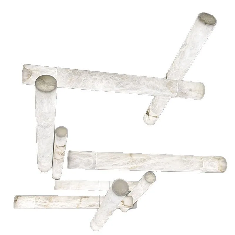 

Spanish natural marble chandelier designer light luxury hotel clubhouse