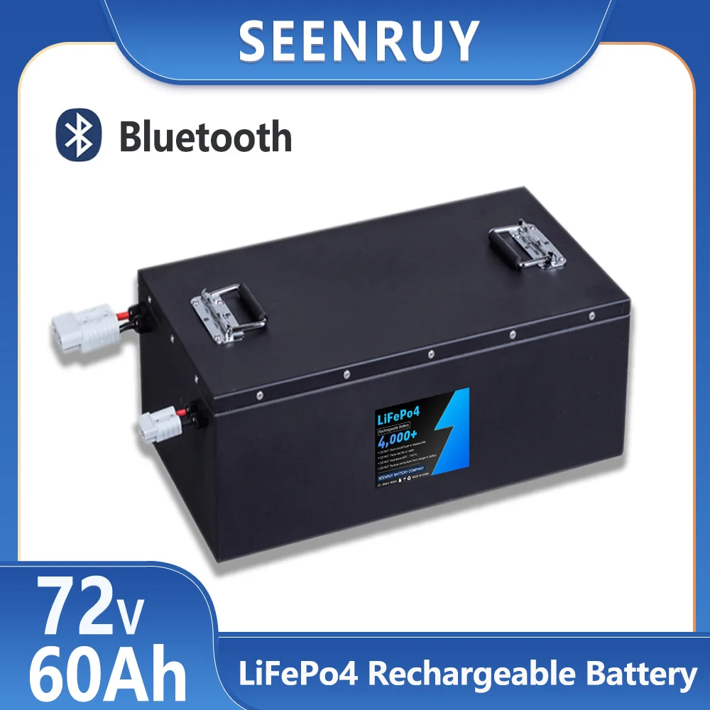 

72v60AH lifepo4 Battery Pack Lithium Iron Phosphate Built in BMS Perfect For 4000W 6500W Quadricycle Tricycle Motorcycle