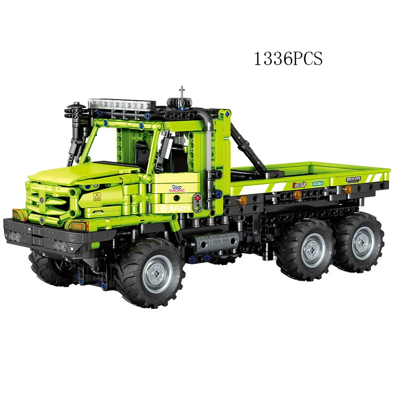 

Technical App Rc Vehicle Moc Building Block Radio 2.4ghz Remote Control Model Toys Zetros 6x6 Tractor Truck Bricks For Gifts