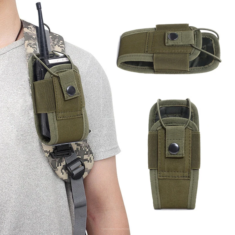 NEW 2026 Tactical Walkie-Talkie Bag Radio Case Intercom Universal Pouch Duty Belt Holster Tactical Hunting Camping Adventure