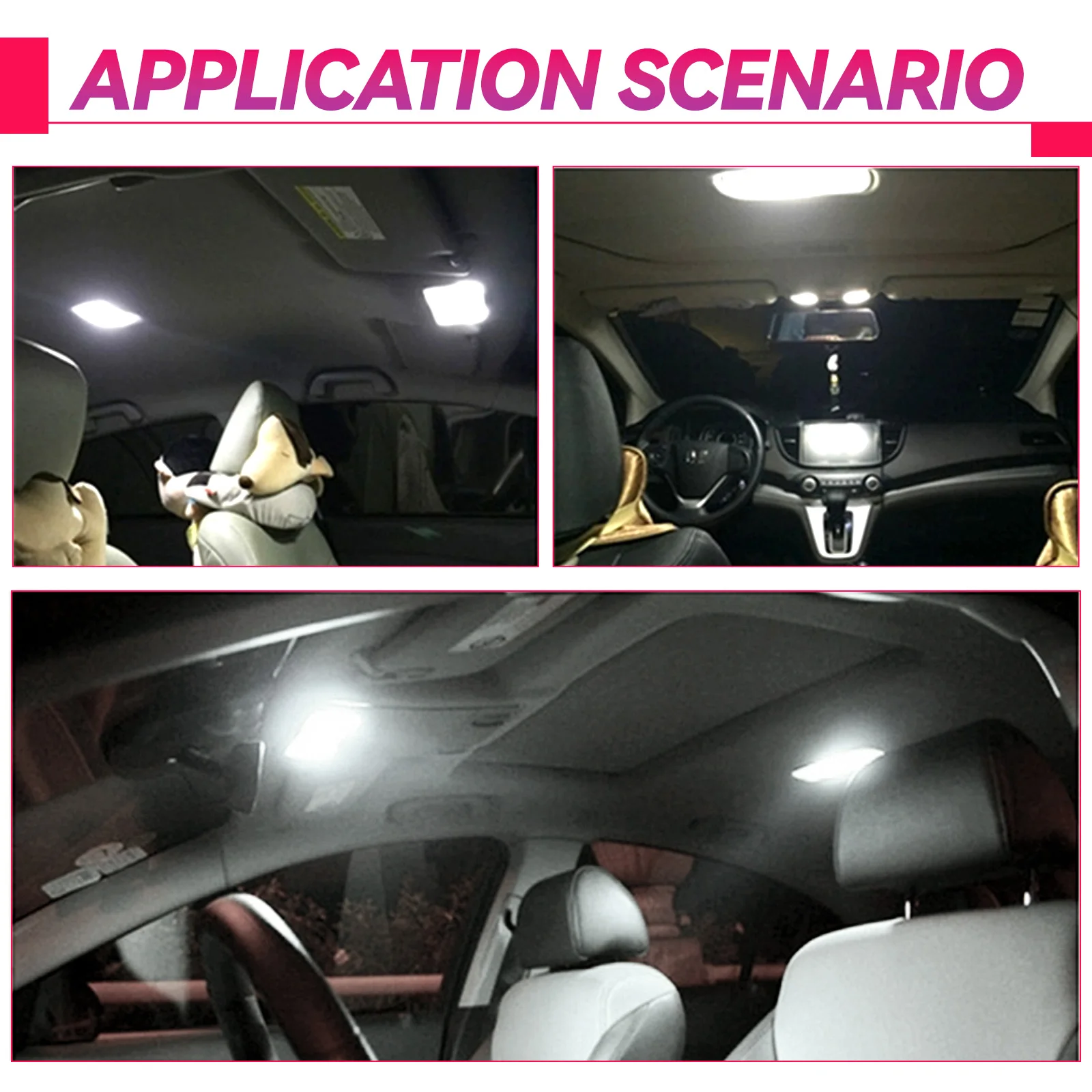 Interior Lights Roof Ceiling Reading Spot Lamp For Ford Ecosport Focus MK2 07-14 Ford Focus Accessories Car LED Interior Lights view 6