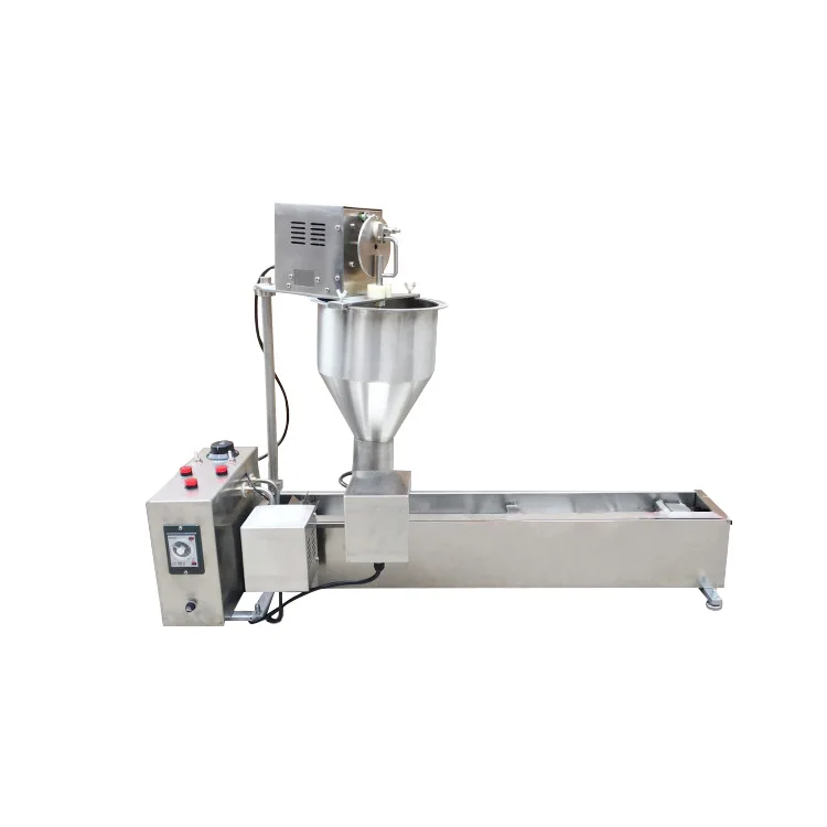 Fully Automatic Electric Commercial Donut Machine, Crispy Round Cake Maker With Global Plugs For Export