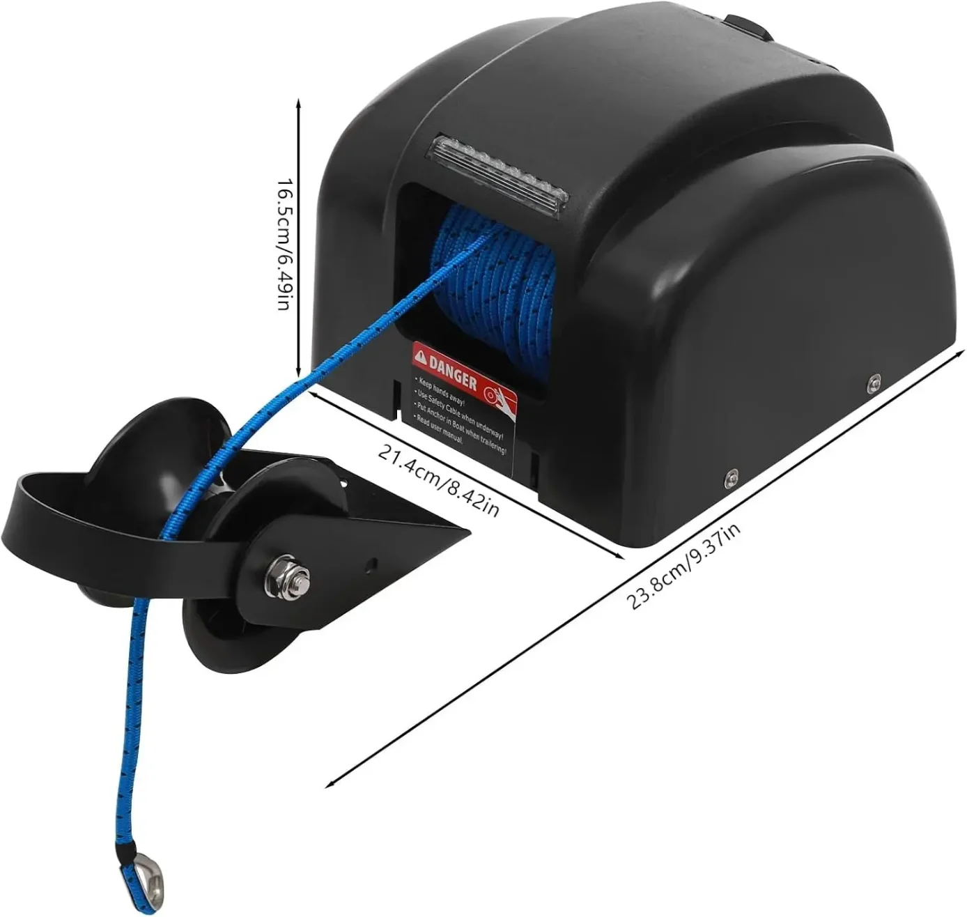 12V Electric Anchor Winch KPR 45 Model POWER 4S for Freshwater Automatic Anchor Release 21kg Anchor Weight Yacht & Ship Use