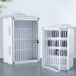 Portable Suitcase Mobile Phone Custody Safe Deposit Box Wall Mounted Smartphone Storage Aluminum Alloy Cabinet Locker With Lock