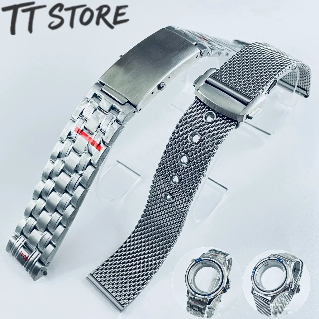 

Универсальный 20-миллиметровый браслет для часов из цельной нержавеющей стали, совместимый с ремешками в стиле SEA300/600 SUB, запчасти для часов