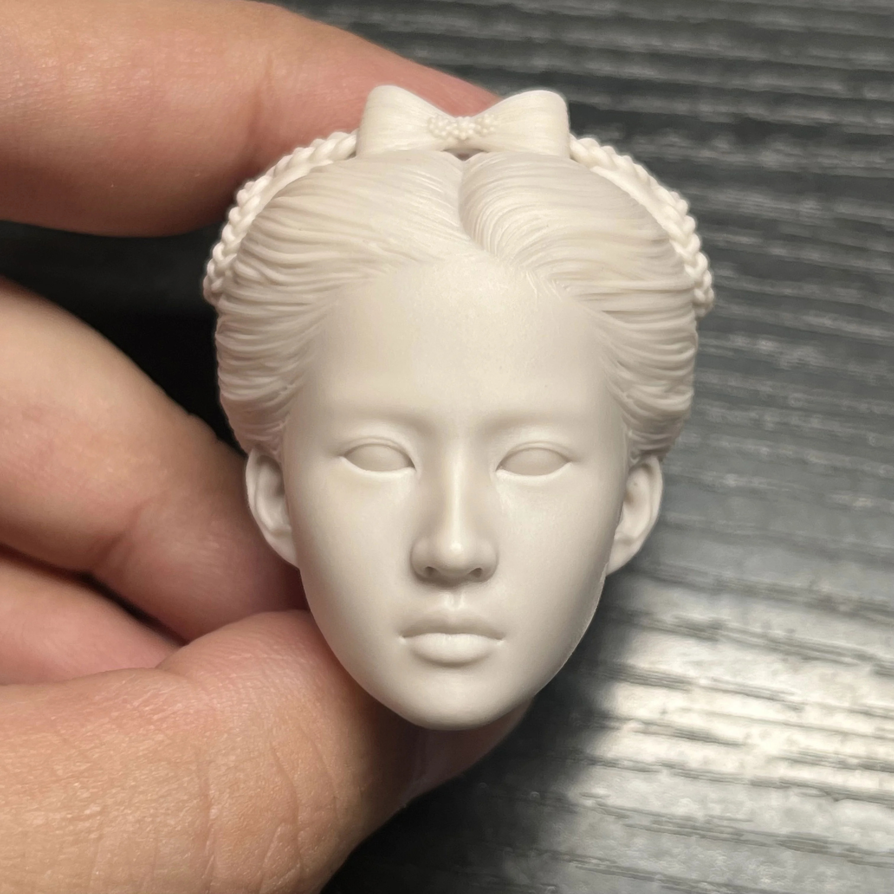 

Неокрашенная 1/6 модель скульптуры головы Дракона с кристаллами Лю, подходит для фигурки тела 12 дюймов