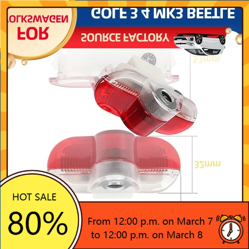 

VW GTI GOLF 2026 Горячие для VOLKSWAGEN VW Подстаканники Автомобильный мусор Светодиодные лампочки для внутреннего украшения двери автомобиля Аксессуары для VW Cad