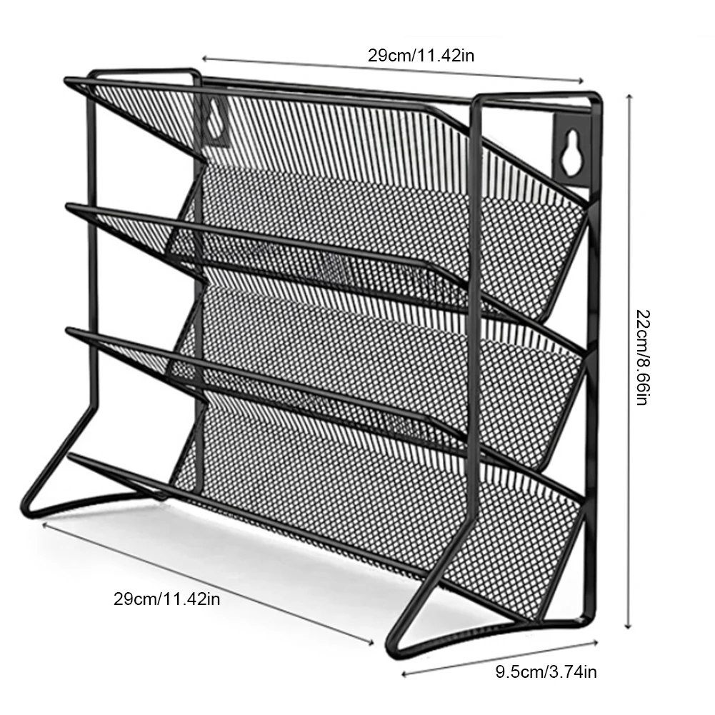4 Tier Wall Mounted Spice Organizer Rack