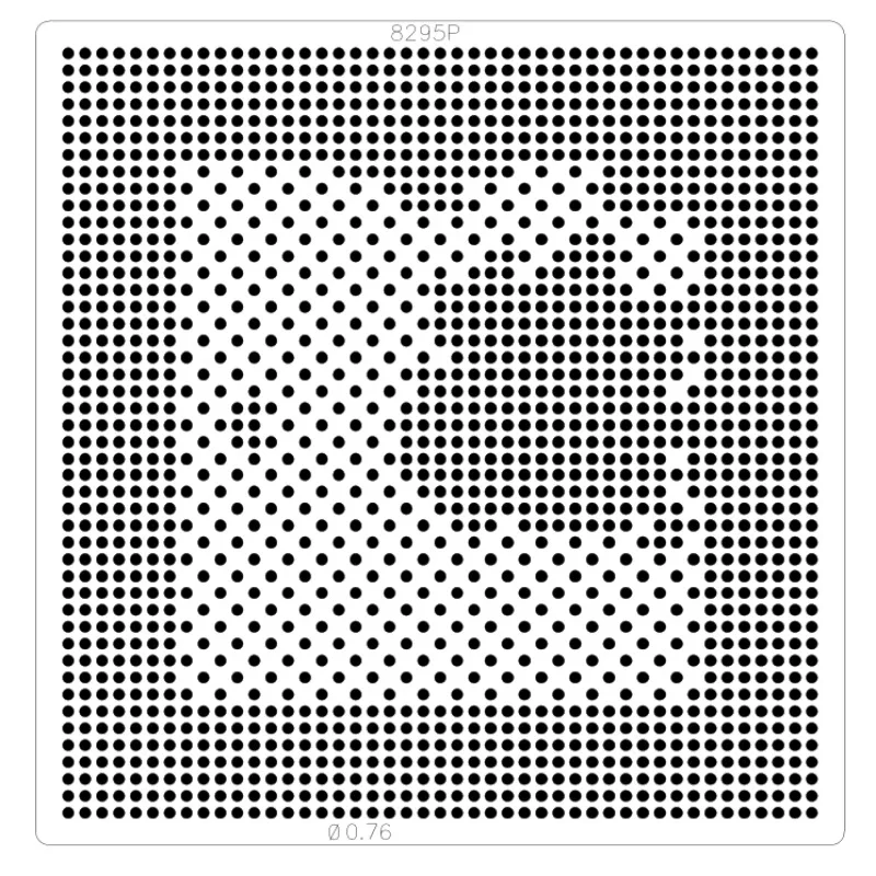 SA8295P  BGA Stencil Template