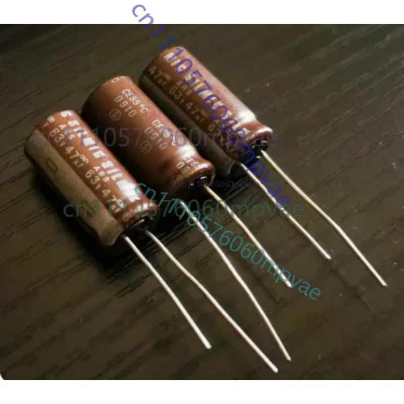 

20pcs Japanese original ELNA SILMIC 47UF 63V ARS 10x20 audiophile capacitor Brown and white characters