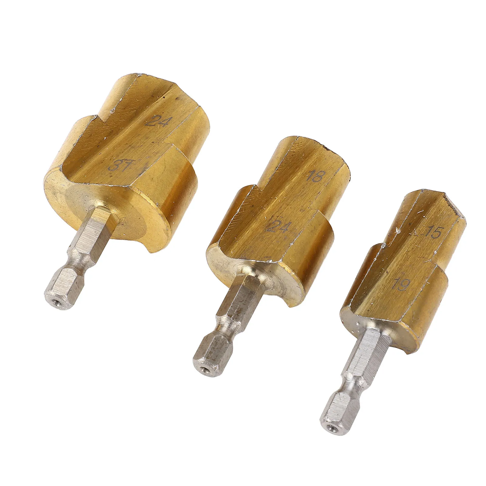 PPR Pipe Reamer Pipe Fitting Reamer Bit 19mm 24mm 31mm Standard Sizes High Carbon Steel Hex Shank for Plastic Pipeline Reaming