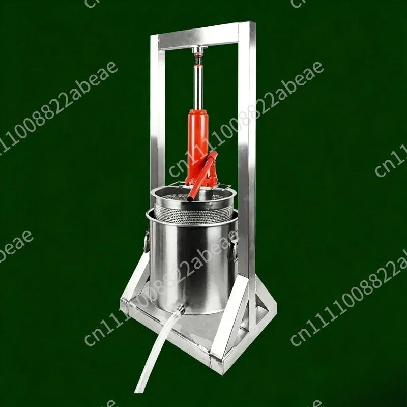 Grape Press Commercial Stainless Steel Fruit Crusher Household Juicing Distillers Leaf Press Juice Residue Separation Vegetables
