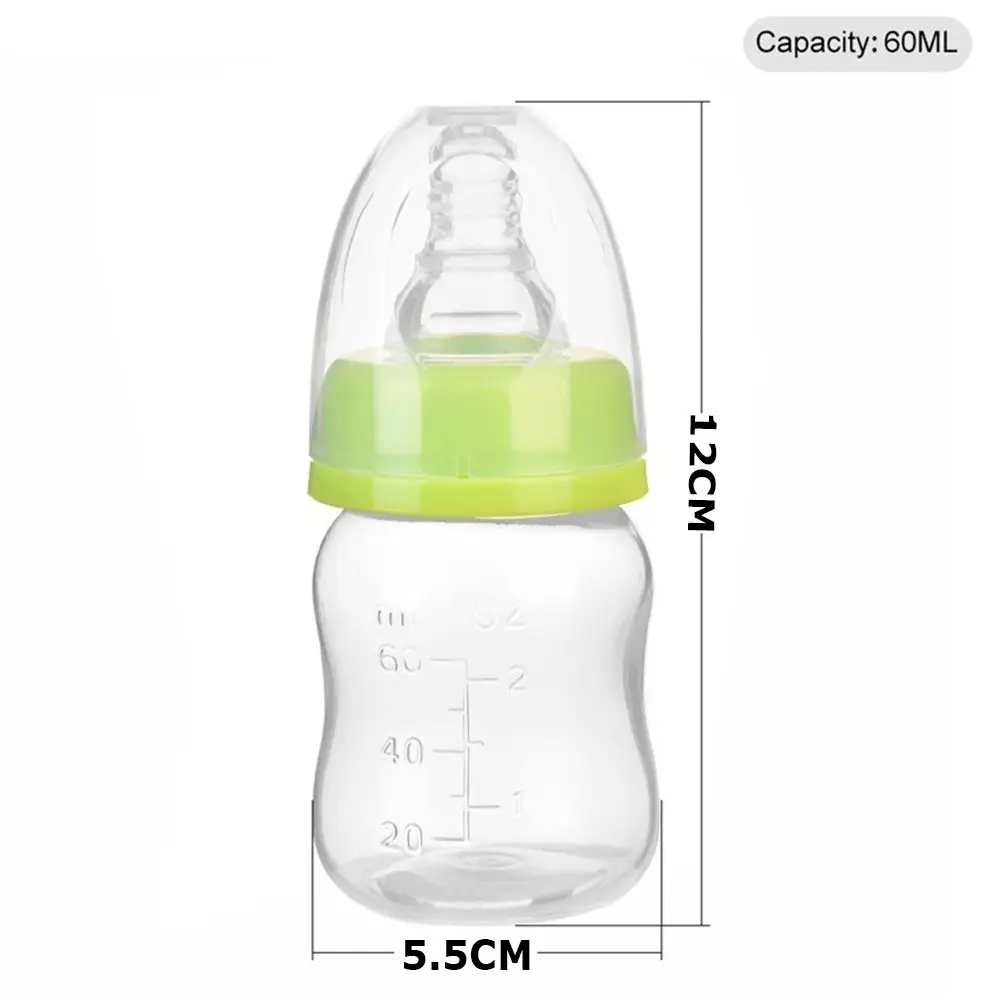 60ML Mini Newborn Feeder BPA Free PP Plastic Fruit Juice Baby Bottle Feeding Bottle Milk Bottles Infant Baby Nursing Bottle