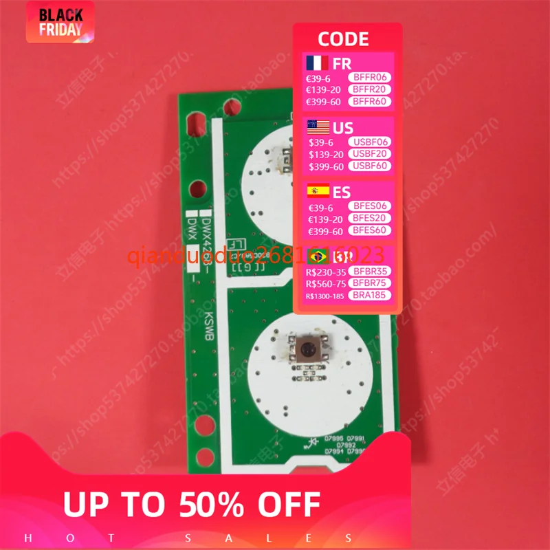 Applicable Pioneer CDJ3000 Playback Pause Button Board Solder-free Internal Touchpoint Button Circuit Board DWX4268