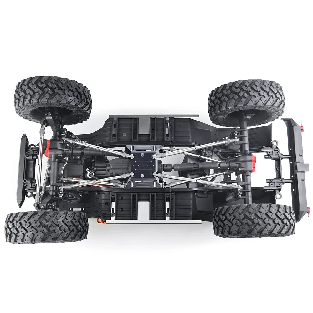 MIBIDAO Aluminum Base Plate Pull Code for Axial SCX10 III Early Bronco Wrangler Gladiator 1/10 RC Crawler Car Upgrade Parts