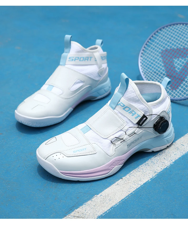 Новые профессиональные туфли для настольного тенниса, мужские и женские нескользящие туфли для бадминтона, дышащие легкие кроссовки для бадминтона