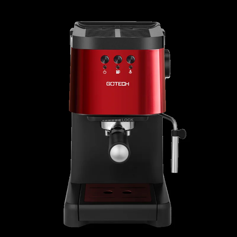 Macchina da caffè domestica commerciale italiana semiautomatica macinazione vapore ad alta pressione schiuma di latte ufficio