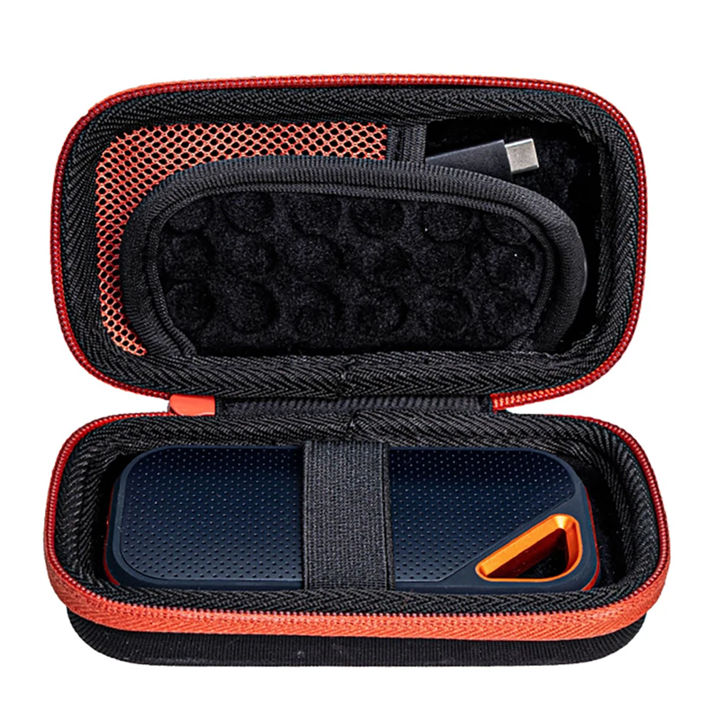 حقيبة تخزين إيفا الصلبة لـ SanDisk E80 E81 E60 E61 E30 صندوق حماية القرص الصلب المحمول الخارجي المحمول القرص الصلب حقيبة حمل السفر