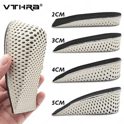 Half Shoe Insoles Heel Insert Sport Cushion Height Increase EVA Memory Foam Heel Lifting 2/3/4/5CM Taller Invisible Heighten Pad