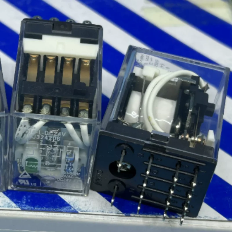 New HJ4-L-DC24V AHJ32406 Relay - 14-pin - 24VDC