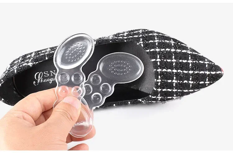 Silikon-Gel-Fersenschutz, Damen-Einlegesohlen für Schuhe, hohe Absätze, Fersenpflaster, größenverstellbar, selbstklebende Fersenkissen, zur Linderung von Fußbeschwerden, Fußpflege-Einlage. – Detail 8