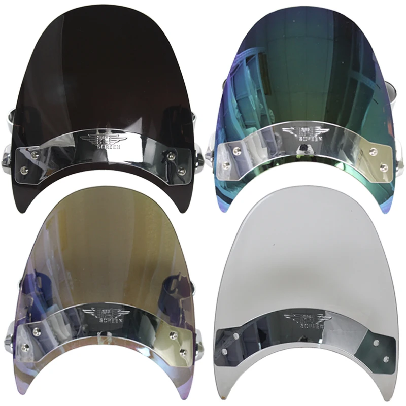 

Motorcycle Windscreen For Suzuki Marauder 250 GZ250 VanVan 200 RV200 125 RV125 Upper Fork Tube Mount Windshield Meter Visor