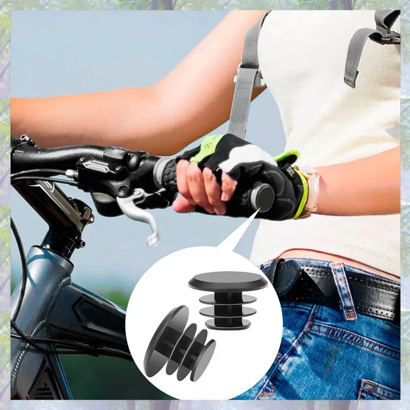 New Arrival 500Pcs Mountain Bike Bar Plugs MTB Road Bicycle Handlebar End Plugs Handlebar Caps Plastic Handle Grip Bar End Stopp