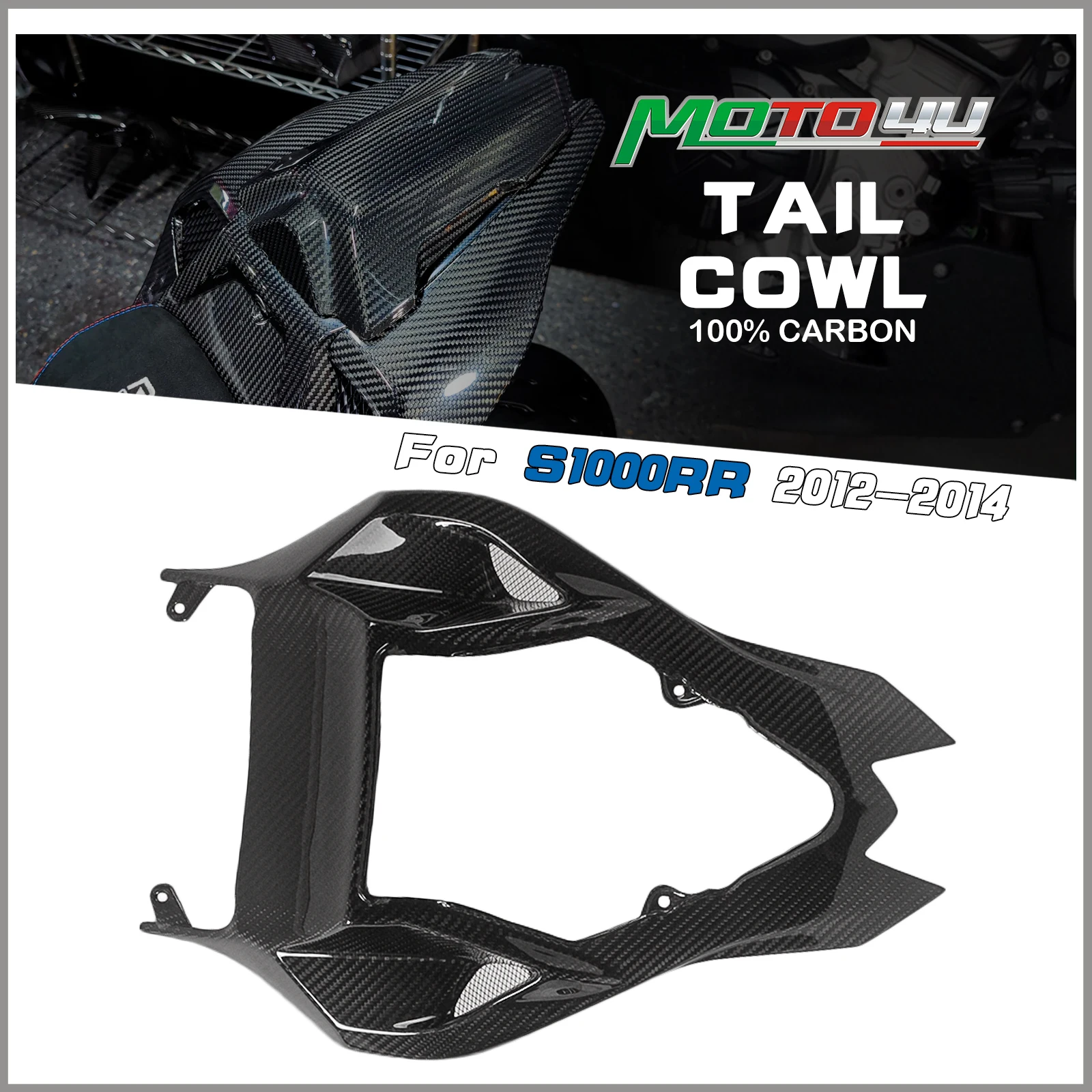 

100% Carbon Fiber Tail Cowl Motorcycle For BMW S1000RR 2012 2013 2014