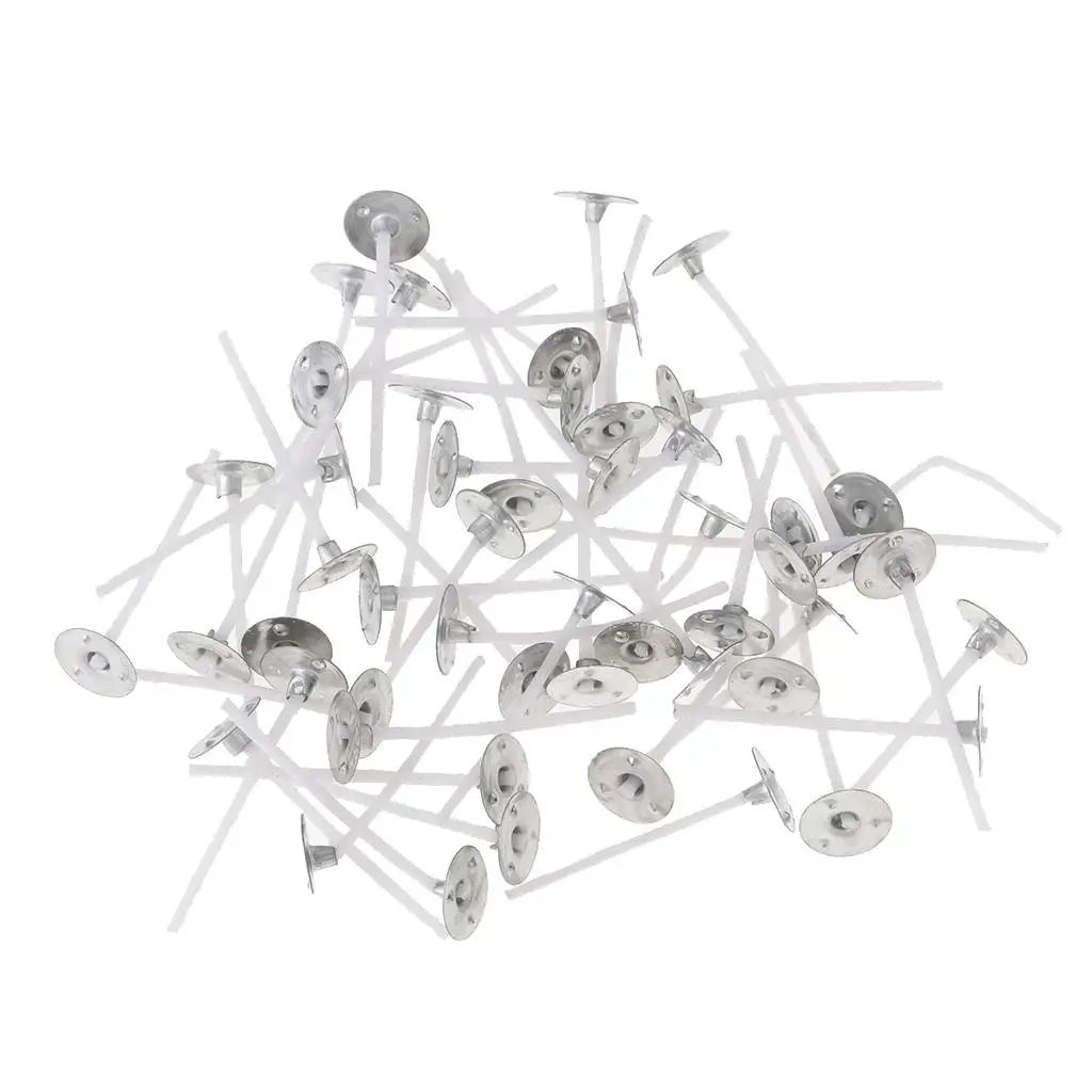 100pcs Pre-waxed Cotton Candle Wick with DIY Craft Hobby Candle Supply