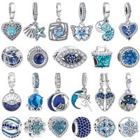 Hot Sales Fit Pantaro Original Bracelets Fashion Winged Chameleon Eyes S925 Silver Charms Beads Fine Birthday Jewelry For Women
