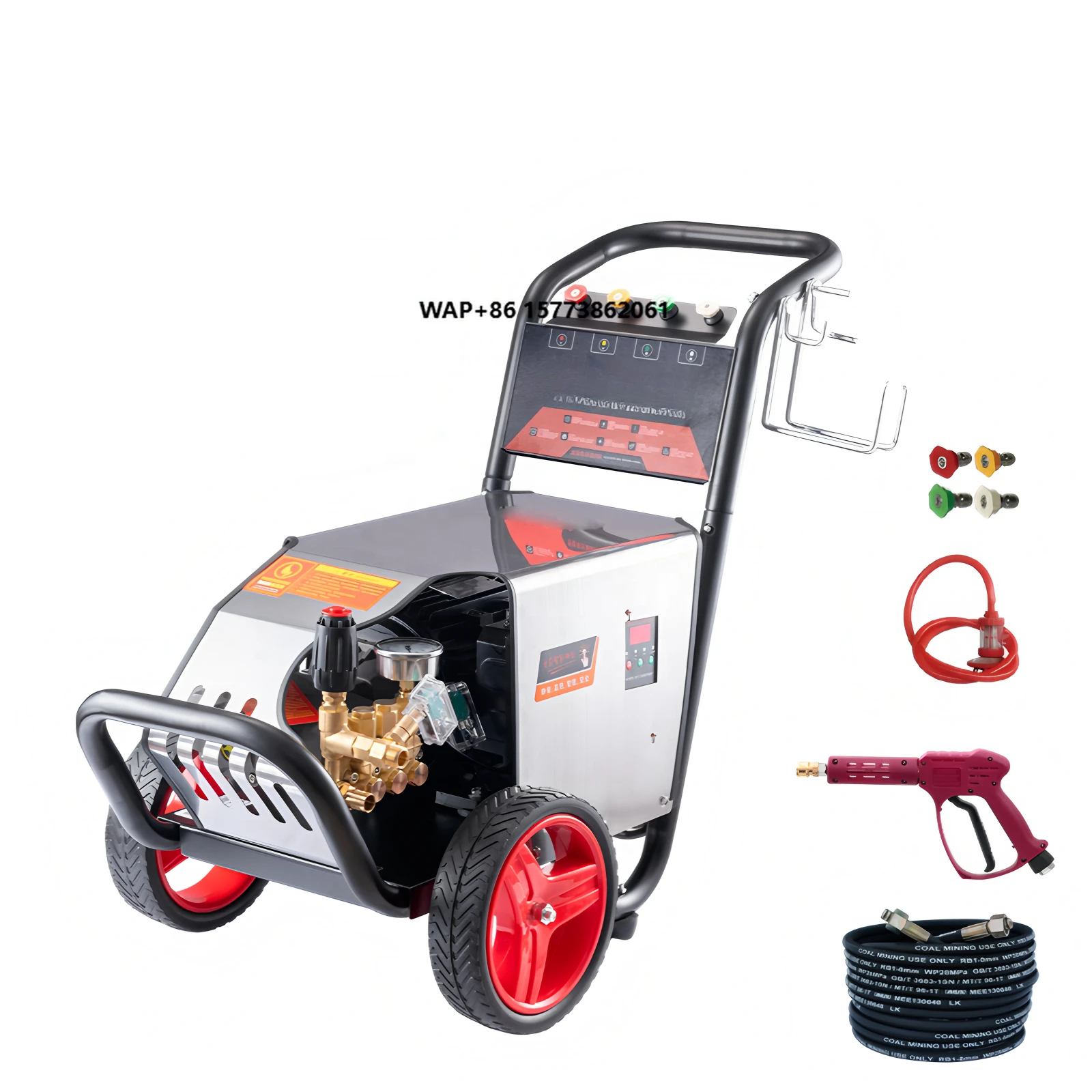 

2.6kw 3kw 130bar 150bar/2200psi Fully Automatic Stop Electric High Pressure Car Washer Cleaner Wash Equipment Single Phase 220V