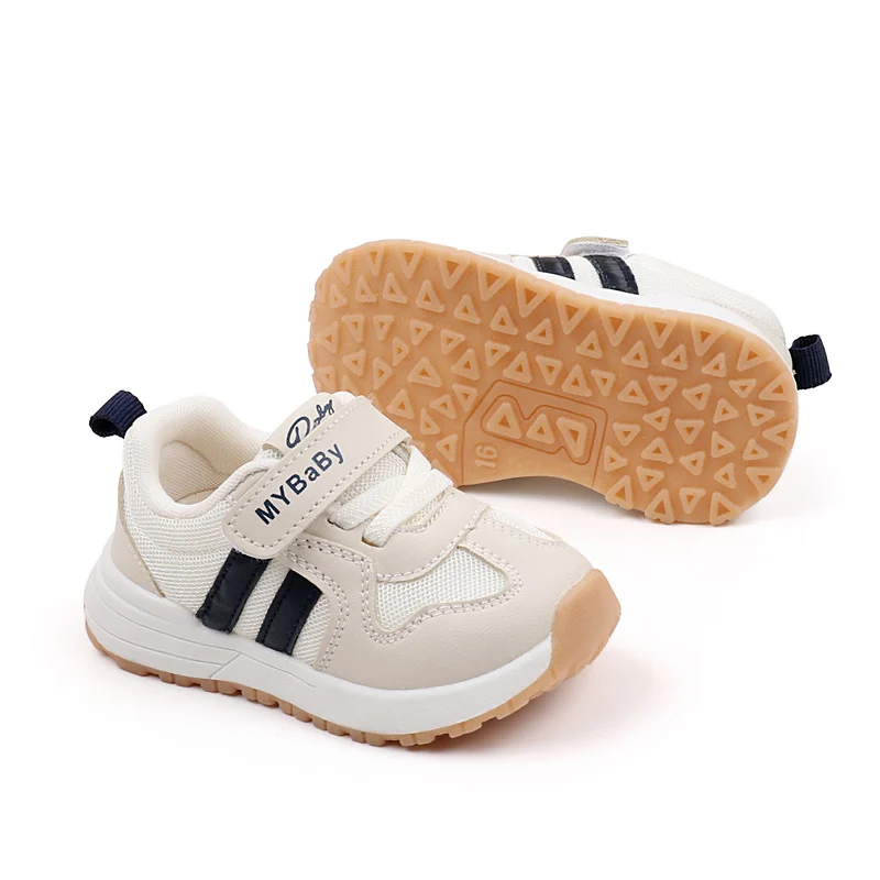 Baby Boys Girls Comfortable Sports Shoes Soft Sole Non-slip Solid Colour Toddler Shoes