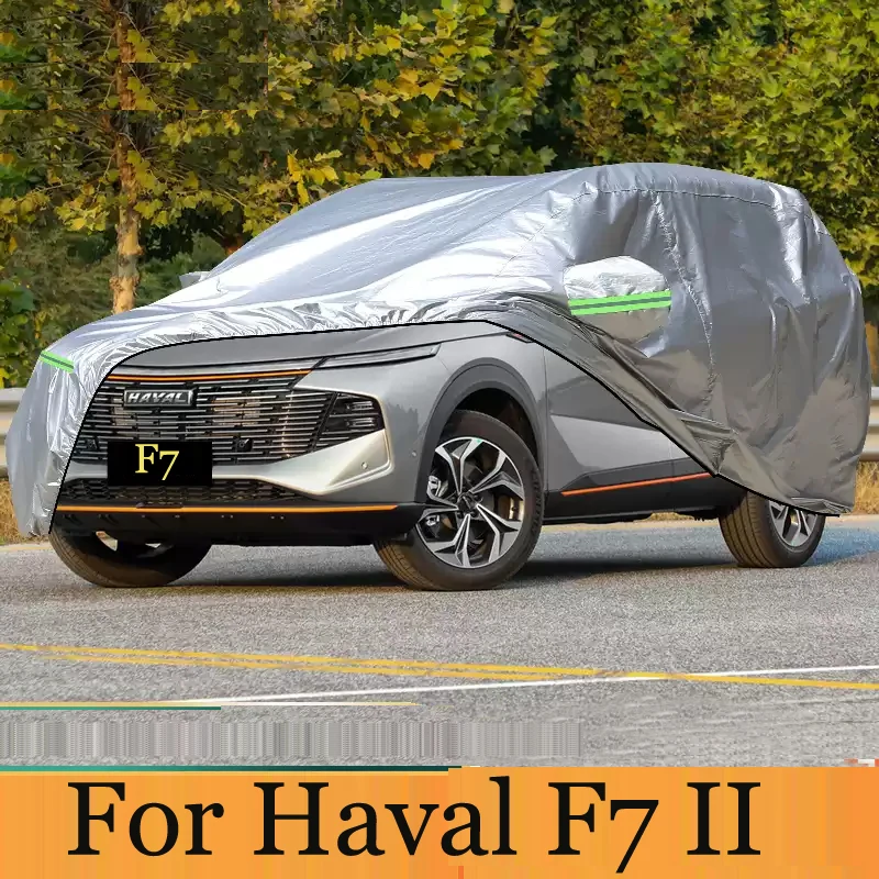 

Full Car Covers Outdoor Sun UV Protection Dust Rain Snow Oxford cloth Protective For Haval F7 II 2024 Accessories