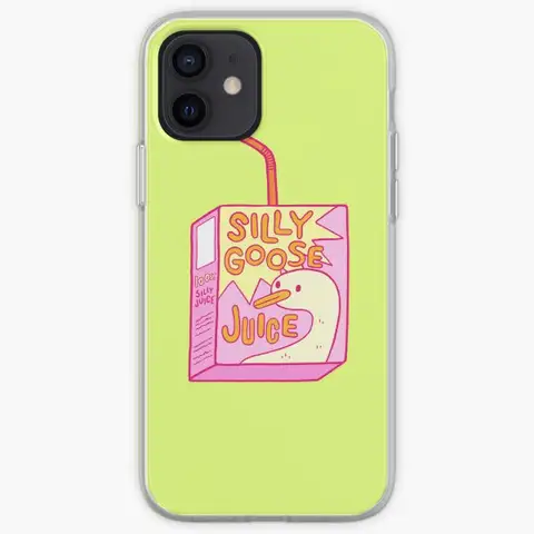 Silly Goose Juice 아이폰 터프 케이스, 맞춤형 휴대폰 케이스, 아이폰 X XS XR Max 6 6S 7 8 Plus 11 12 13 14 Pro Max Mini Dog