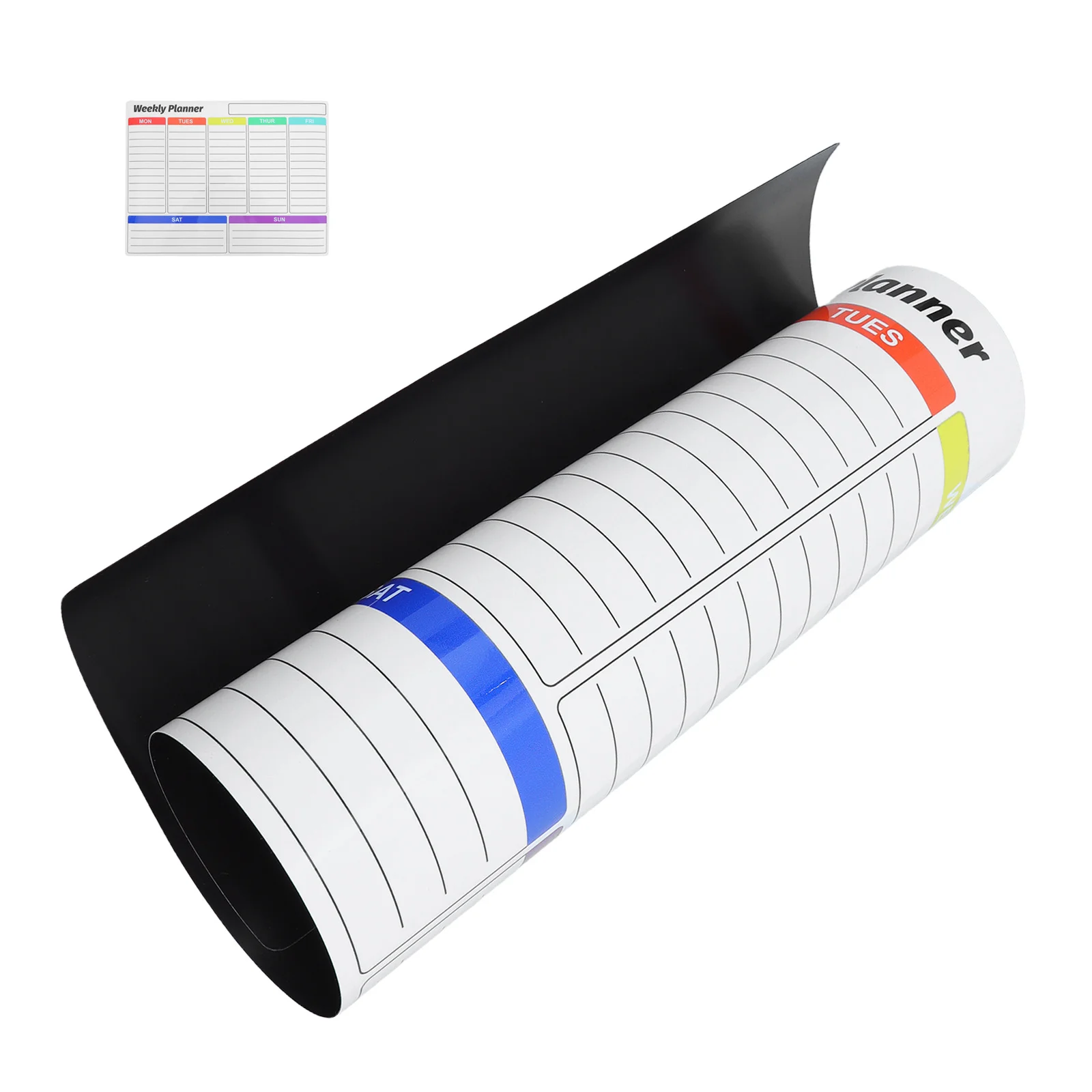 

Weekly Planner Whiteboard Sticker Magnetic Wall Organizer Large Size for Office Home Weekly Schedule Use Efficient Management