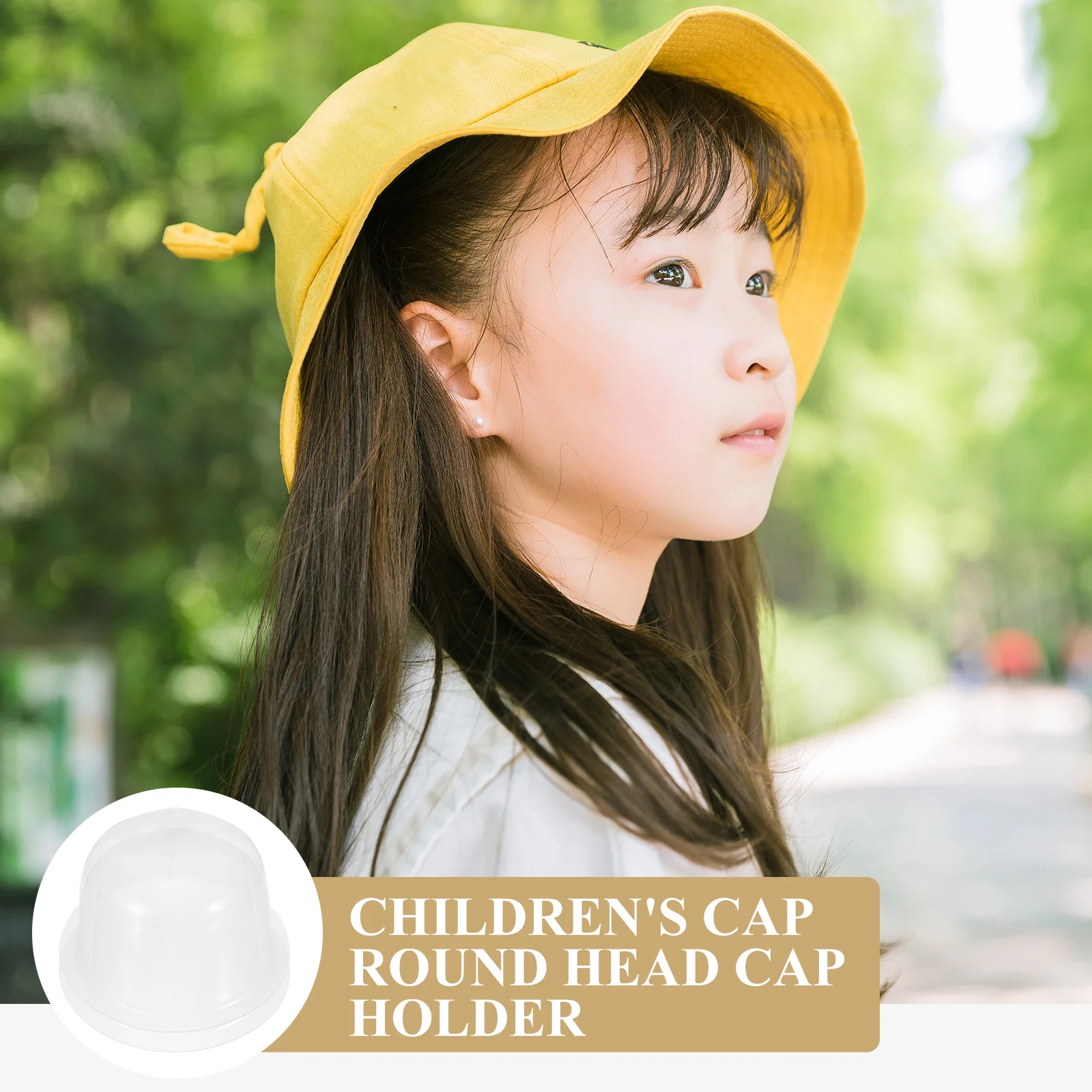

Round Hat Holder PVC Material Lightweight Compact Size Kids Caps Display Stand Storage Rack Home ganization