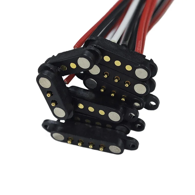2PCS 2/3/4Pin Man Vrouw Adapter 2A Magnetische Verlengkabel Connector Voor RC Modellen Upgrade onderdelen Accessoires