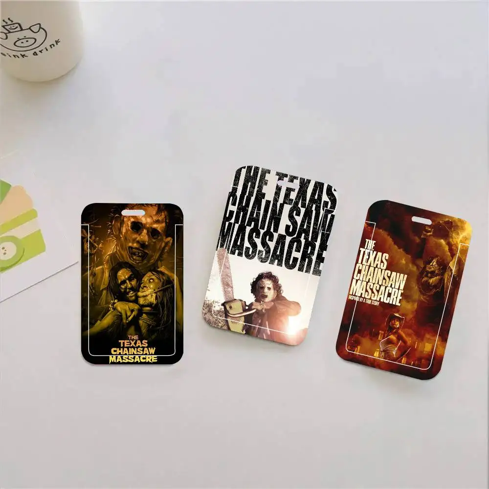 

The Texas Chain Saw M-Massacre Game Black Lanyard Card Holders Student Meal Cards And Campus Ids School