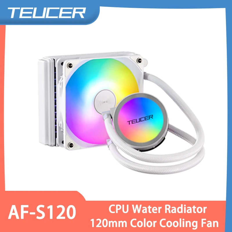 

TEUCER AF-S120 PC Радиатор водяного охлаждения AIO Liquid Cooler для X99 Intel LGA 2011 1700 1200 AM4 AM5