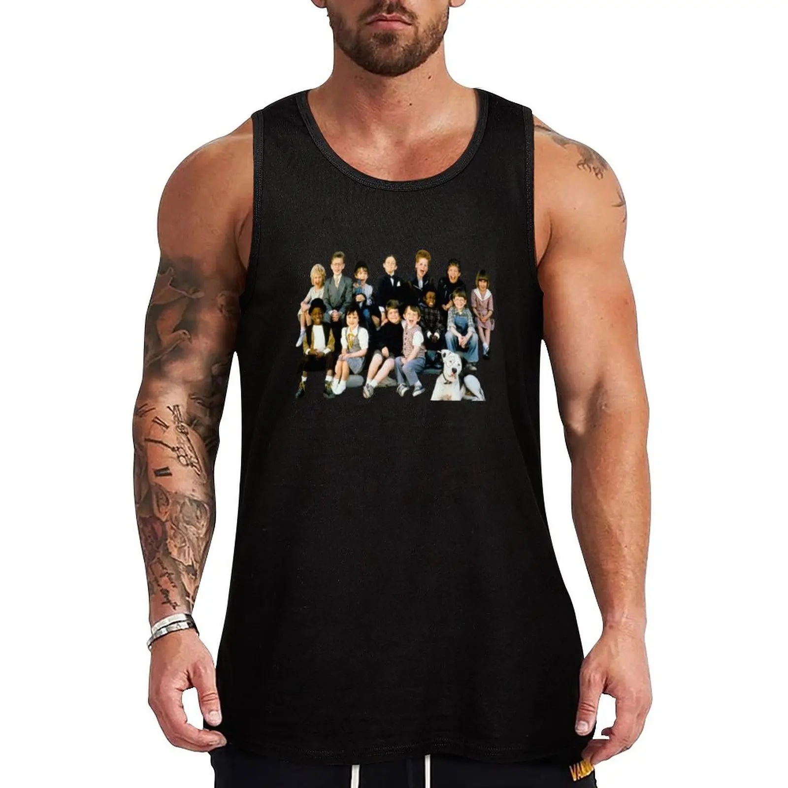 Pete The Pup And The Little Rascals Tank Top anime gym clothing gym top