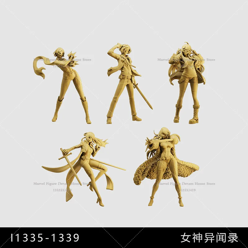 1/64 1/43 1/35 Scale Miniature Scene Doll Makoto Niijima Yuuki Makoto Sakura Futaba Japanese Un-panited White Mini Action Figure