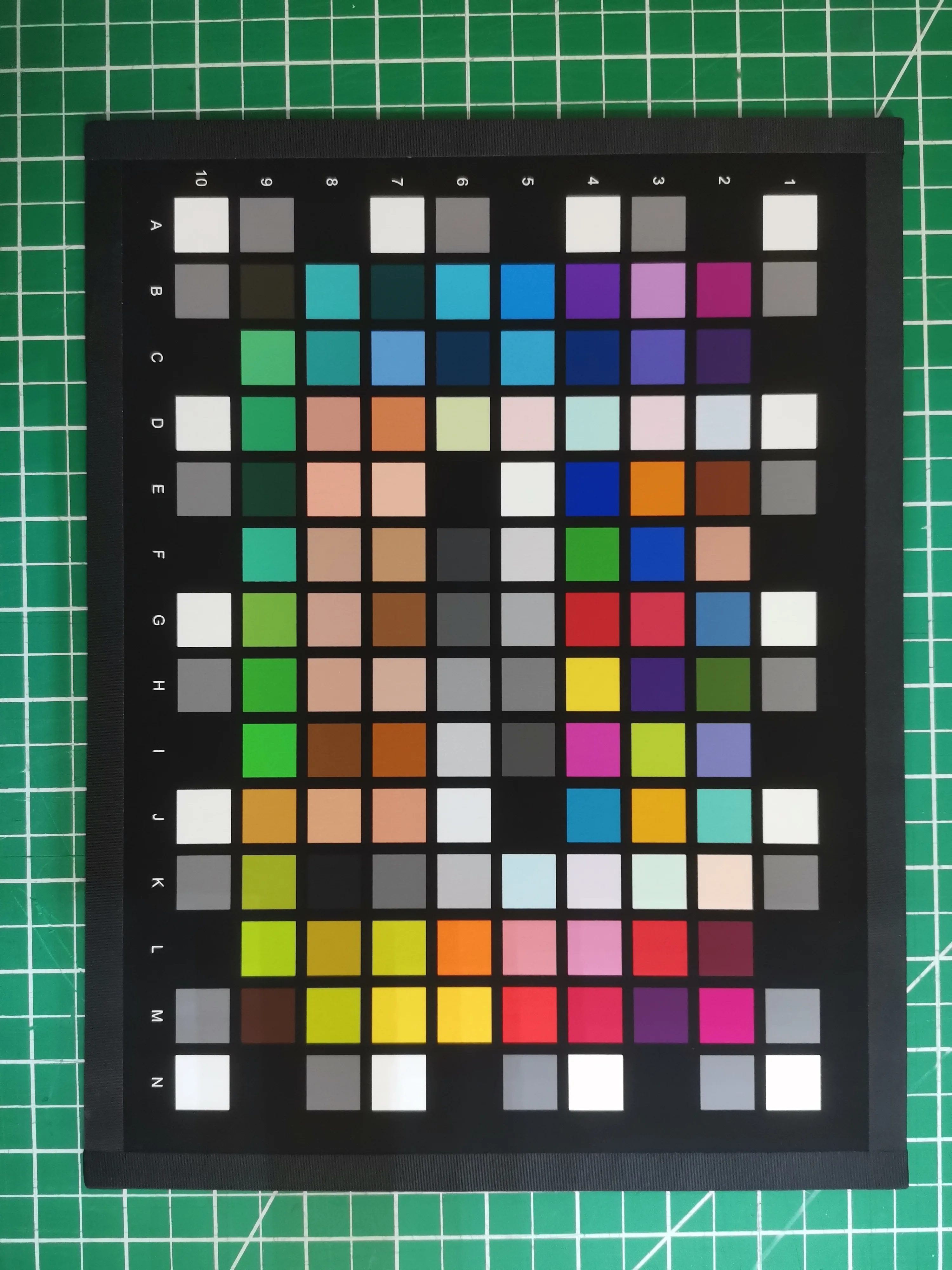 Imagem -02 - Charttu 140 Colorchecker sg 216*279 mm Teste Gráfico Verificador Paleta Placa de Correção de Cor Digital Superior Personalizado