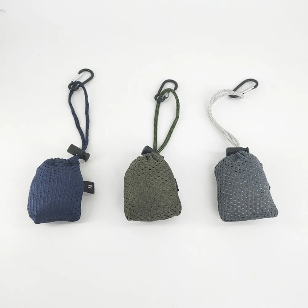Portable Nylon Folding Shopping Bag Nylon Folding Mechanism Reusable Tote Bag Durable Waterproof Material Ultra-light Eco Bag