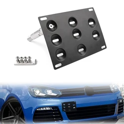 Areyourshop Front Bumper Tow Hook License Plate Mounting Holder Bracket fits for VW Golf 6 Tiguan PASSAT Jetta