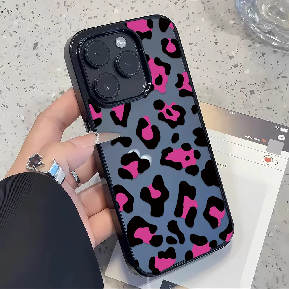 Leopard Pattern Cute Pink Wild - Phone Cases Best review and price