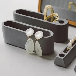 Business Card Holder Pen Holder Silicone Mold DIY Cement Storage Box Gypsum Concrete Desktop Decoration Mould