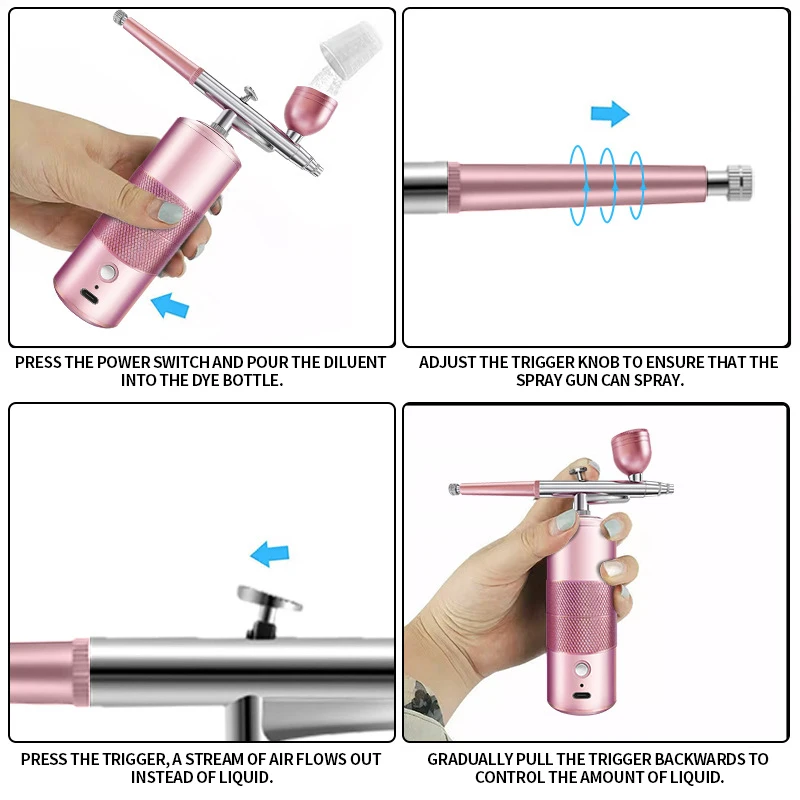 Professional Disinfectant Fogger Machine, Sanitizer Sprayer. Electrostatic ULV Atomizer & Cordless Handheld Nano Steam Gun