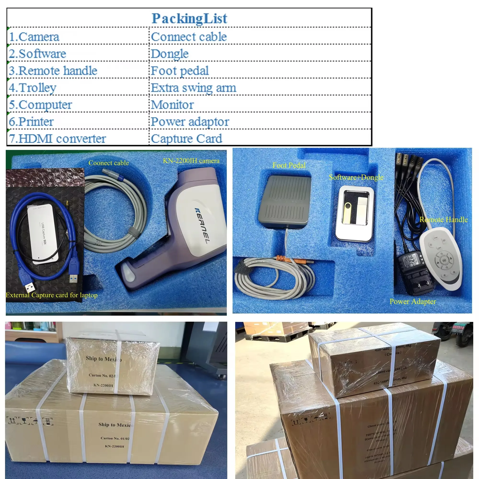 2026 Hot Selling Kernel KN-2200IH CE Approved 3.27 Mega Hospital Digital for Gynaecology Electronic Colposcop Factory