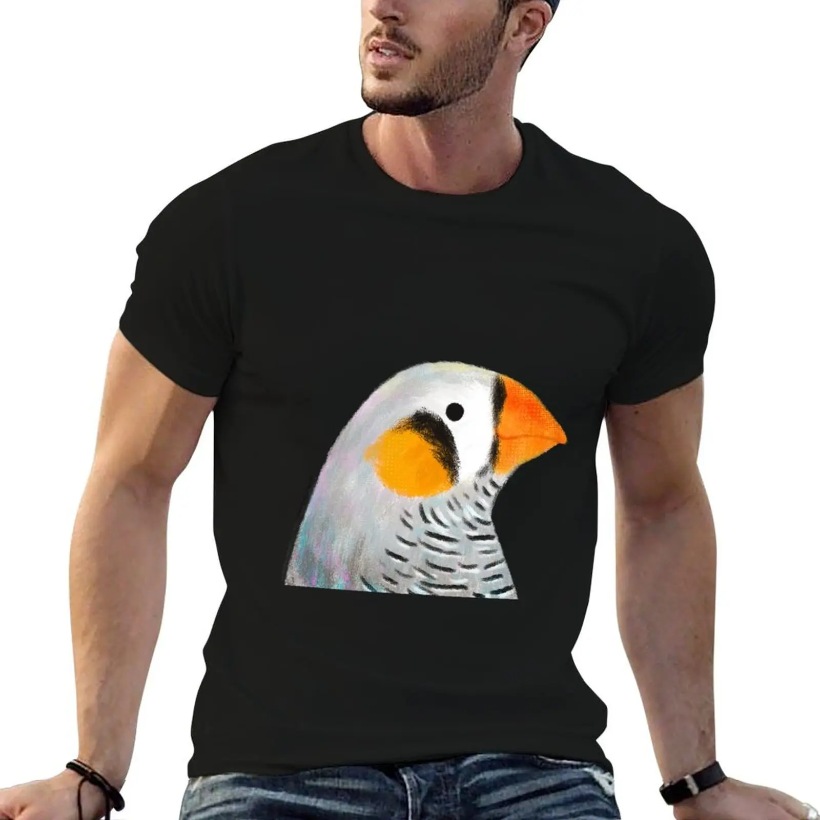 

Zebra Finch Bird T-Shirt man t shirts graphic essential t shirt t shirts for man pack cotton T-Shirt
