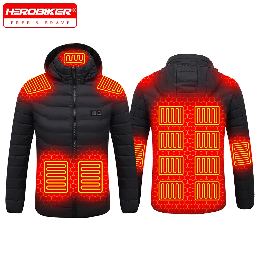 

Heated Jacket 15 Areas /21 Areas Winter Men's Women's Skiing Warm Jacket USB Electric Heating Jacket Heated Moto Thermal Clothes